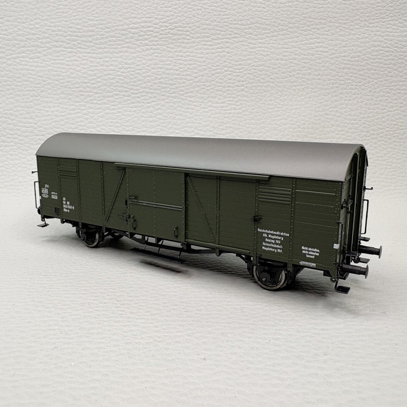 Wagon couvert Glm-u, 2 essieux, DR - BRAWA 50991