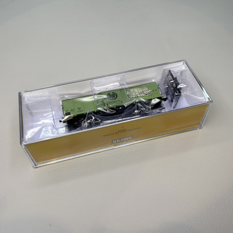 Wagon couvert Glt, 2 essieux, "A. Pöttinger", ÖBB - BRAWA 50499