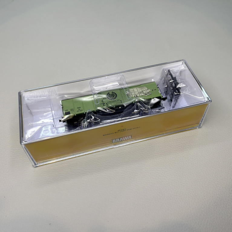 Wagon couvert Glt, 2 essieux, "A. Pöttinger", ÖBB - BRAWA 50499