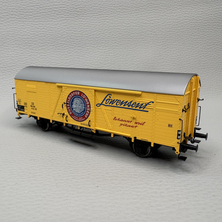 Wagon couvert Glr22, 2 essieux, "Löwensenf", DB - BRAWA 51177