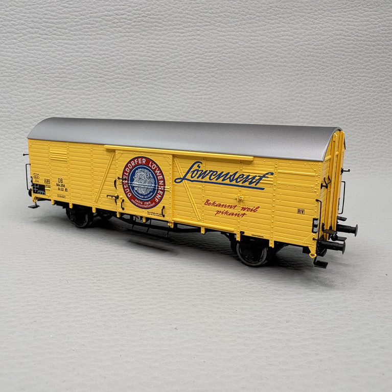 Wagon couvert Glr22, 2 essieux, "Löwensenf", DB - BRAWA 51177