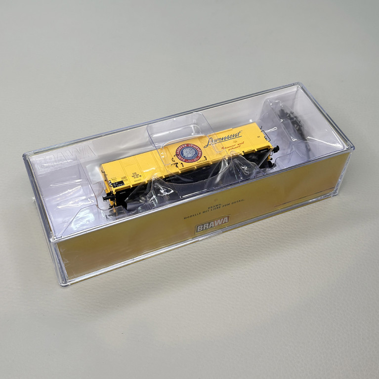 Wagon couvert Glr22, 2 essieux, "Löwensenf", DB - BRAWA 51177
