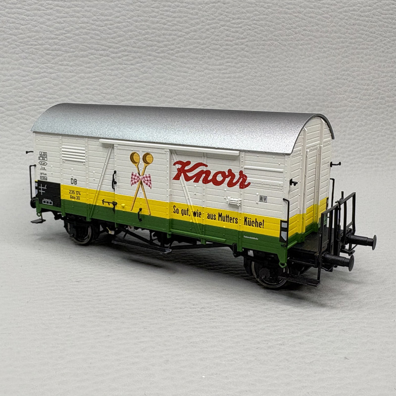 Wagon couvert Gms30, 2 essieux, "Knorr", DB - BRAWA 51135