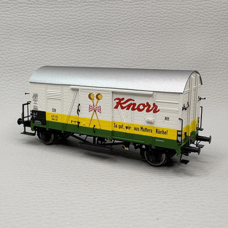 Wagon couvert Gms30, 2 essieux, "Knorr", DB - BRAWA 51135