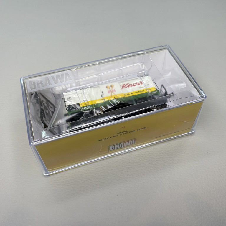 Wagon couvert Gms30, 2 essieux, "Knorr", DB - BRAWA 51135