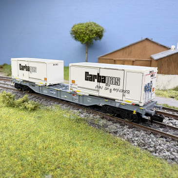 Wagon porte conteneurs type Sgnss, SBB Cargo, Ep. VI - FLEISCHMANN 6660091 - N 1/160