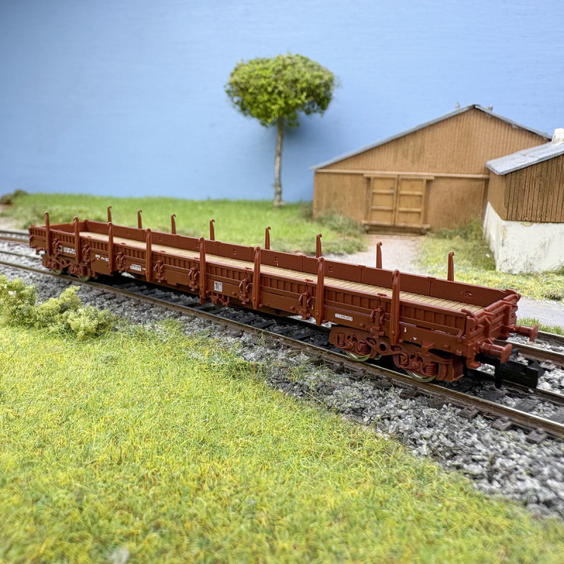 Wagon plat à ranchers type Res, SNCF, Ep. V et VI - FLEISCHMANN 6660085 - N 1/160