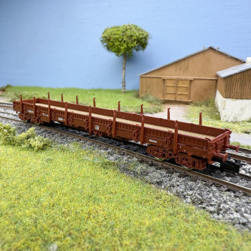 Wagon plat à ranchers type Res, SNCF, Ep. V et VI - FLEISCHMANN 6660085 - N 1/160