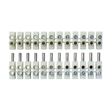 Prise Domino 12, pour câblage - BRAWA 3093 - HO 1/87