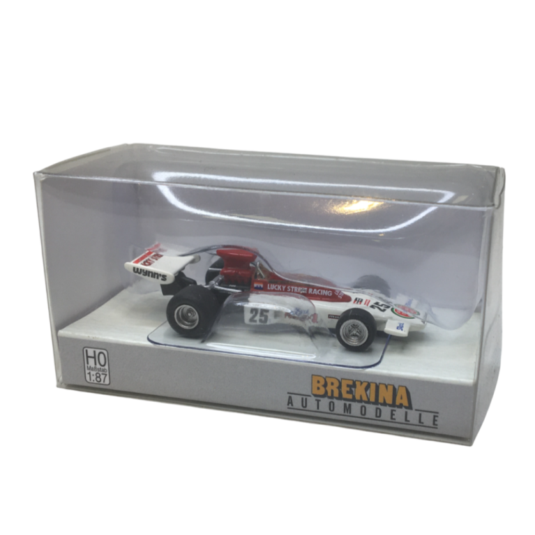 Lotus 72D formule 1 de Dave Charlton, Grand Prix d'Afrique du Sud, 1973, lucky strike racine 25 - BREKINA 22888 - HO 1/87