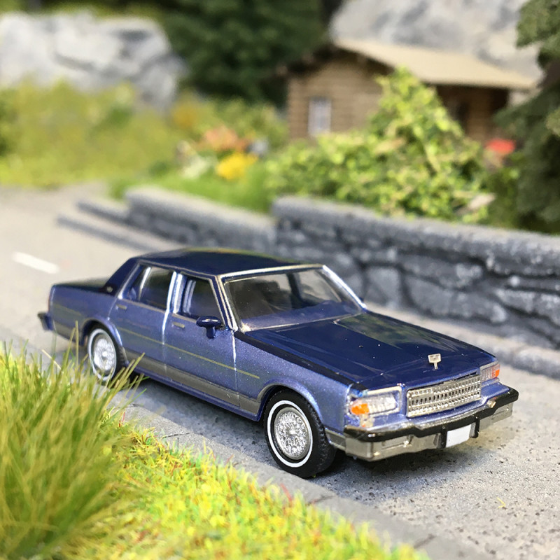 Chevrolet Caprice, bleu clair / bleu foncé, 1987 - BREKINA 19707 - HO 1/87