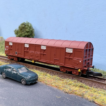 Wagon couvert transport de marchandises "livrée standard", SNCF, Ep. IV et V - AZAR MODELS W04-ST - Z 1/220