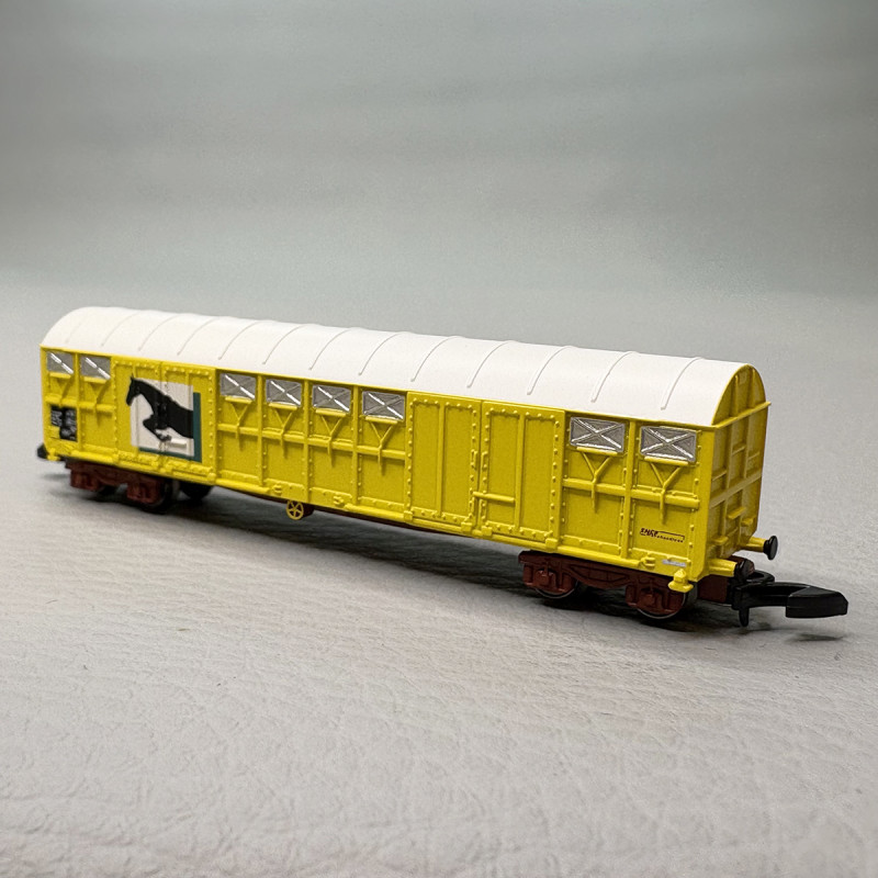 Wagon couvert transport de chevaux "logo cheval", SNCF - AZAR MODELS W04-CH