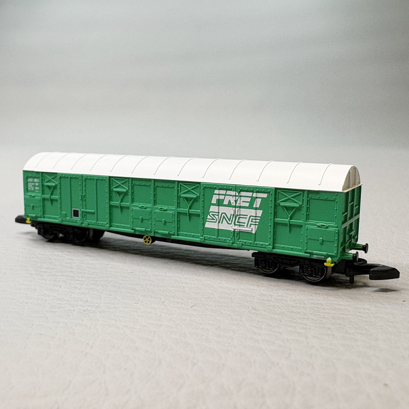 Wagon couvert transport de marchandises "logo FRET", SNCF - AZAR MODELS W04-FR