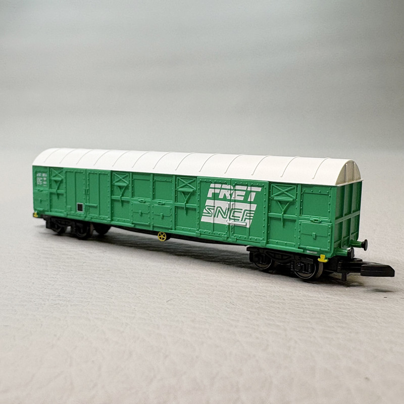 Wagon couvert transport de marchandises "logo FRET", SNCF - AZAR MODELS W04-FR