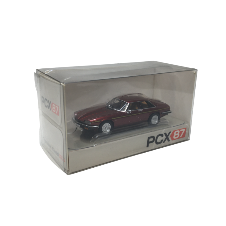 Jaguar XJ-S, rouge foncé métallisé, 1981 - PCX 870329 - HO 1/87