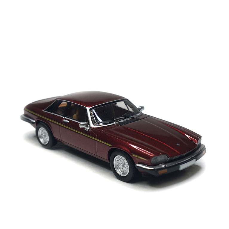 Jaguar XJ-S, rouge foncé métallisé, 1981 - PCX 870329 - HO 1/87