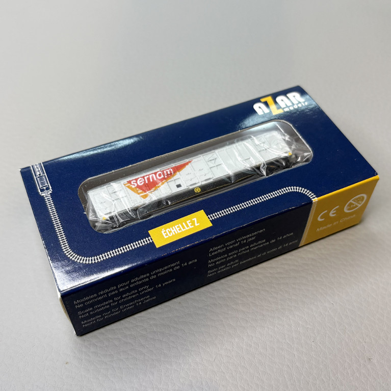 Wagon couvert transport de marchandises "SERNAM", SNCF - AZAR MODELS W04-SNG