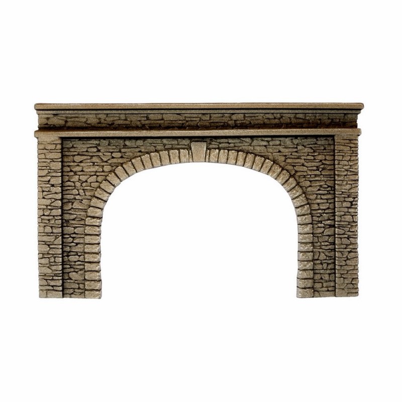 Entrée De Tunnel Pour Modélisme Ferroviaire - 2 Voies - 16,1 X 11,1 Cm - Maquette Bâtiment Pour Train Miniature
