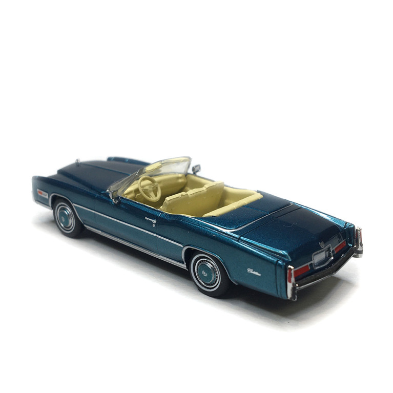 Cadillac Eldorado cabriolet, turquoise métallisé, 1976 - BREKINA 19755 - HO 1/87