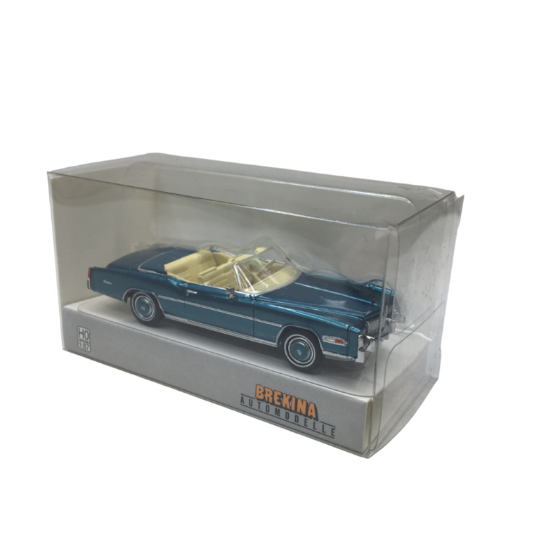 Cadillac Eldorado cabriolet, turquoise métallisé, 1976 - BREKINA 19755 - HO 1/87
