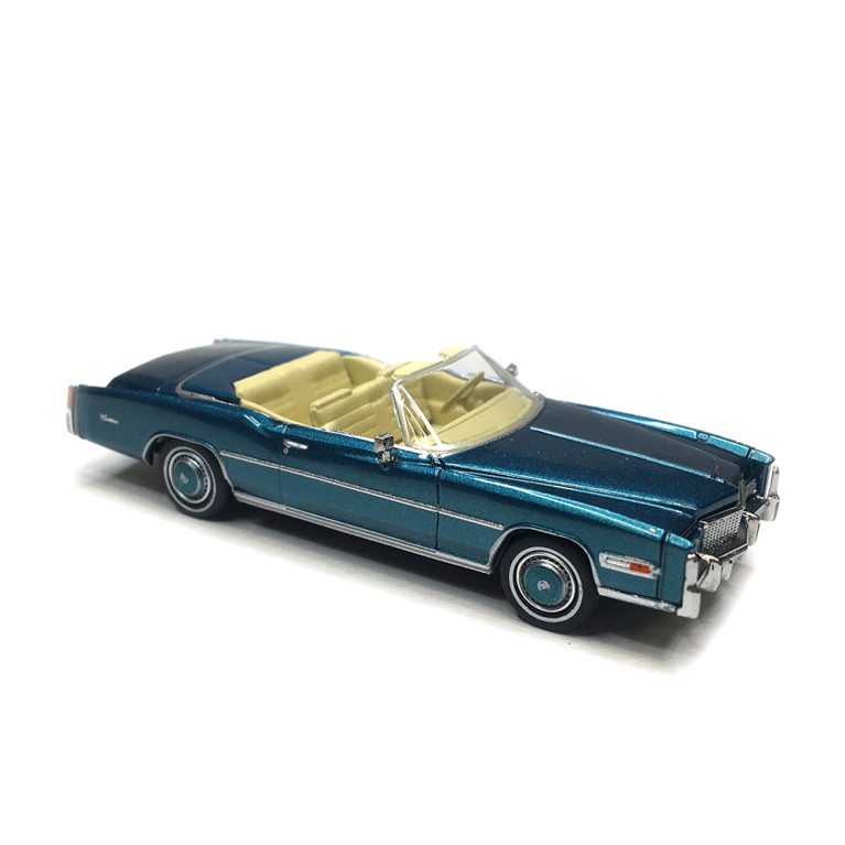 Cadillac Eldorado cabriolet, turquoise métallisé, 1976 - BREKINA 19755 - HO 1/87