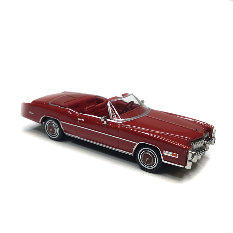 Cadillac Eldorado cabriolet, rouge, intérieur rouge, 1976 - BREKINA 19758 - HO 1/87