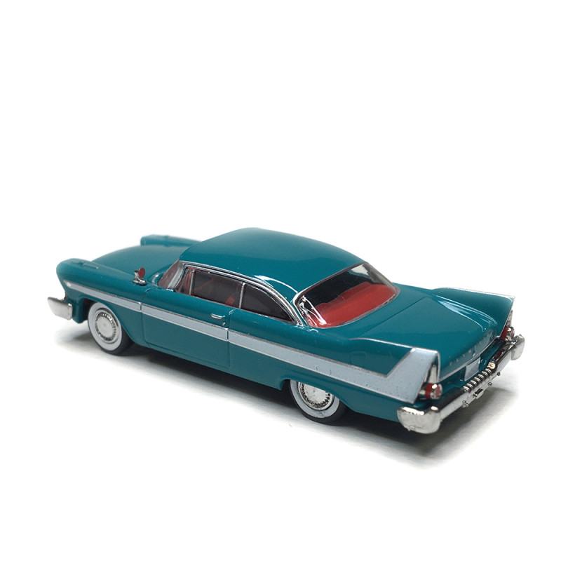 Plymouth Fury, turquoise / blanc, 1958 - BREKINA 19679 - HO 1/87