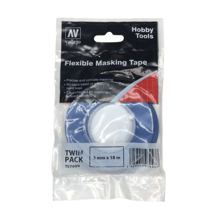 Ruban de masquage flexible - 3mm x 18m - VALLEJO T07009