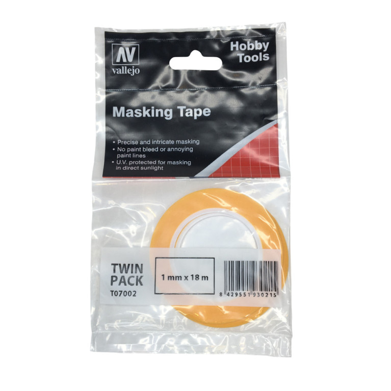 Ruban de masquage de précision - 1mm x 18m - VALLEJO T07002