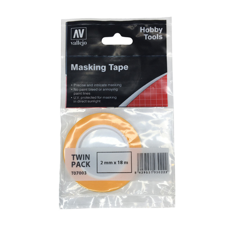 Ruban de masquage de précision - 2mm x 18m - VALLEJO T07003