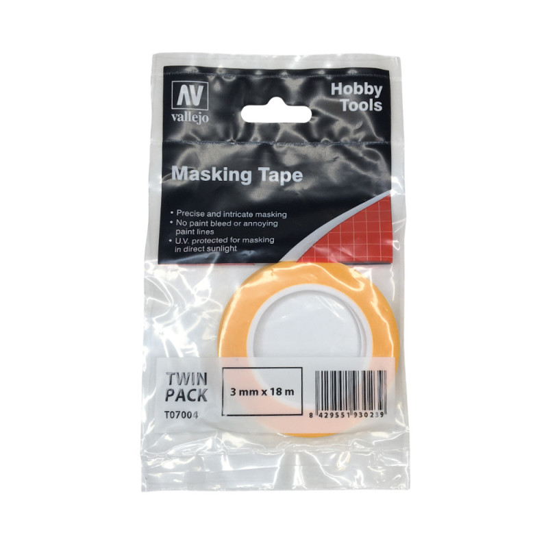 Ruban de masquage de précision - 3mm x 18m - VALLEJO T07004