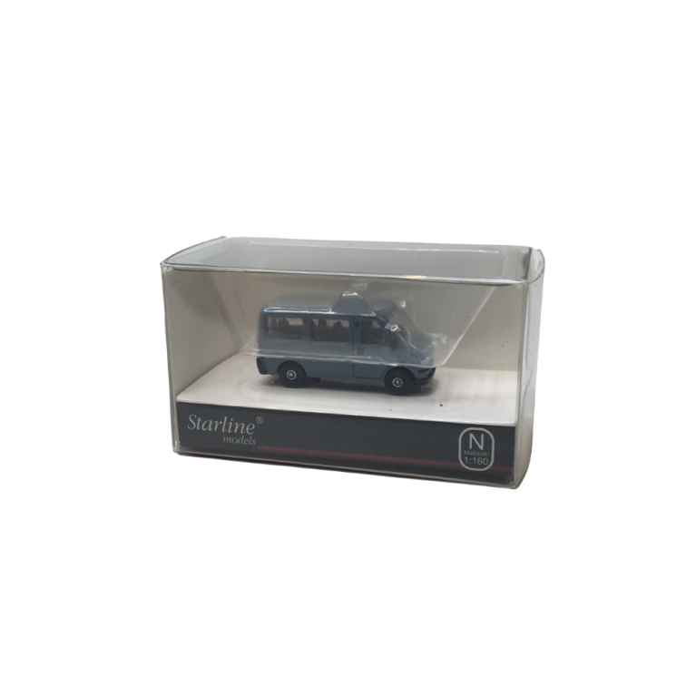 Fiat ducato II bus, gris, 1994 - Starline Models 61314- N 1/160