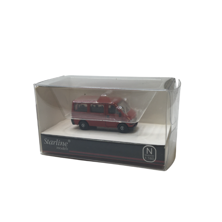 Fiat ducato II bus, rouge, 1994 - Starline Models 61316 - N 1/160