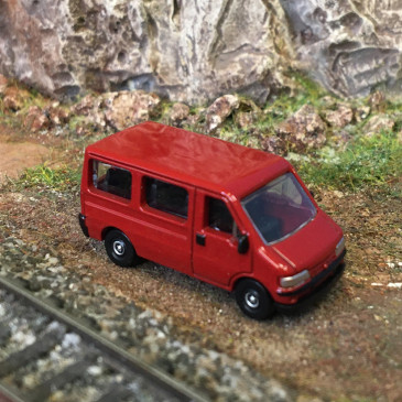 Fiat ducato II bus, rouge, 1994 - Starline Models 61316 - N 1/160
