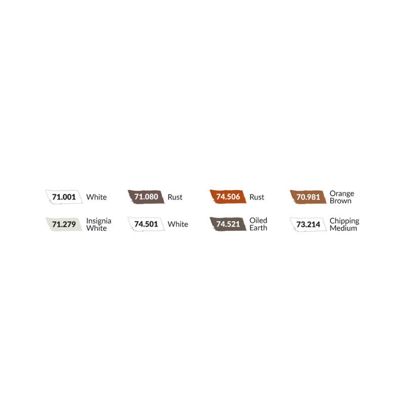 Intempéries hivernales 8x18ml - Effects Color Series - VALLEJO 70.263