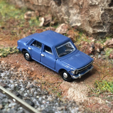 Fiat 128, bleu clair, 1970 - Starline Models 61514 - N 1/160