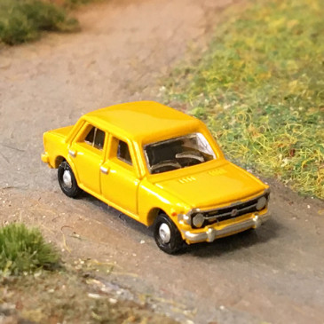 Fiat 128, jaune, 1970 - Starline Models 61516 - N 1/160