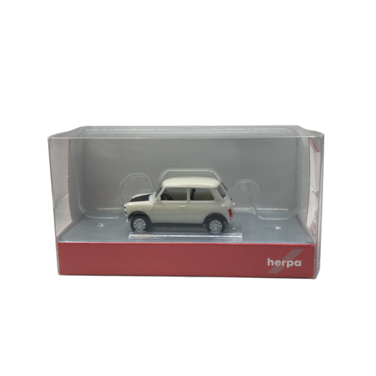 Mini Mayfair (conduite à droite), blanc - HERPA 421140-002 - HO 1/87