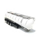 Semi-remorque citerne alimentaire Feldbinder 32 m³ 3 essieux, blanc - HERPA 076463-003 - HO 1/87