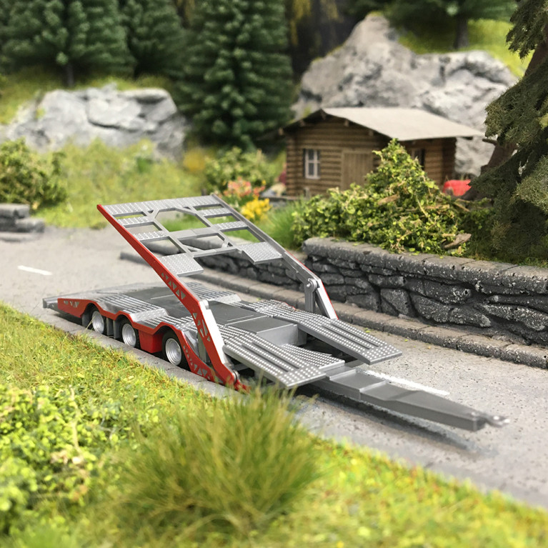 Camion Scania CR 20 HD transportant une remorque "Riwatrans" - HERPA 318242 - HO 1/87