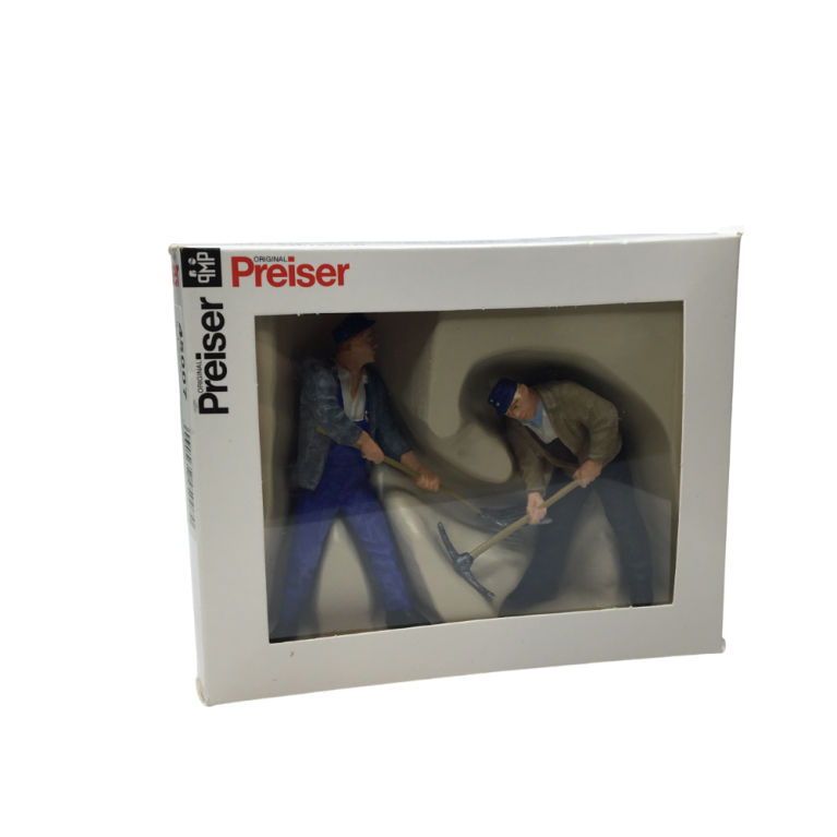 Ouvriers de la voie avec pics et fourche - PREISER 45007 - G 1/22.5