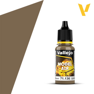 Terre Brune N°128 - 18ml Model Air - VALLEJO 71.136