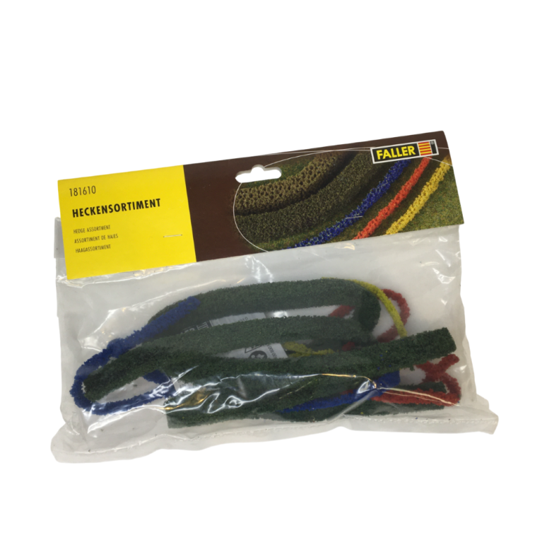 Assortiment de haies - Faller 181610 - HO 1/87, TT, 1/120, N 1/160