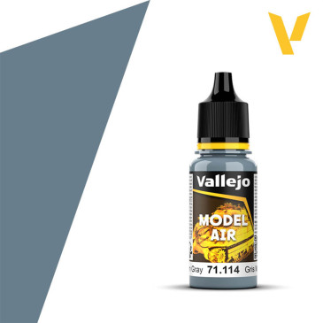 Gris Moyen N°107 - 18ml Model Air - VALLEJO 71.114