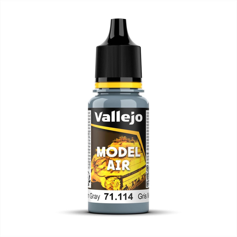 Gris Moyen N°107 - 18ml Model Air - VALLEJO 71.114
