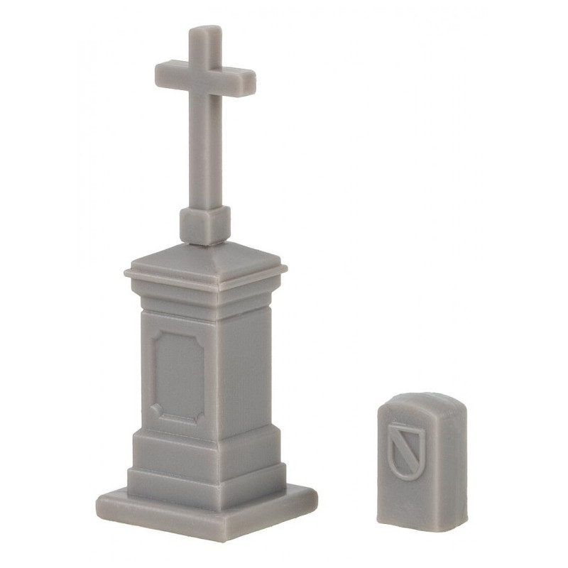 Croix de champ et borne - Faller 180997- HO 1/87