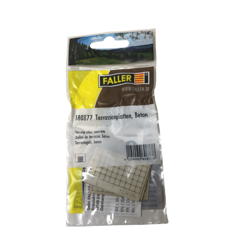 Dalles de terrasse, béton - Faller 180877 - HO 1/87