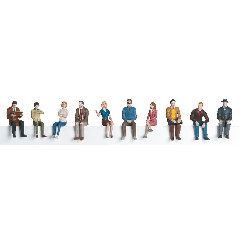 Figurines Voyageurs Pour Modélisme Ferroviaire – Lot De 6 Personnages, échelle HO – Dès 14 Ans