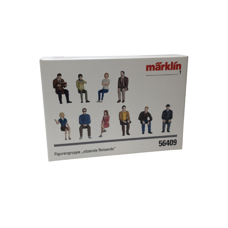 Set de figurines de voyageurs assis - MARKLIN 56409 - 1 1/32